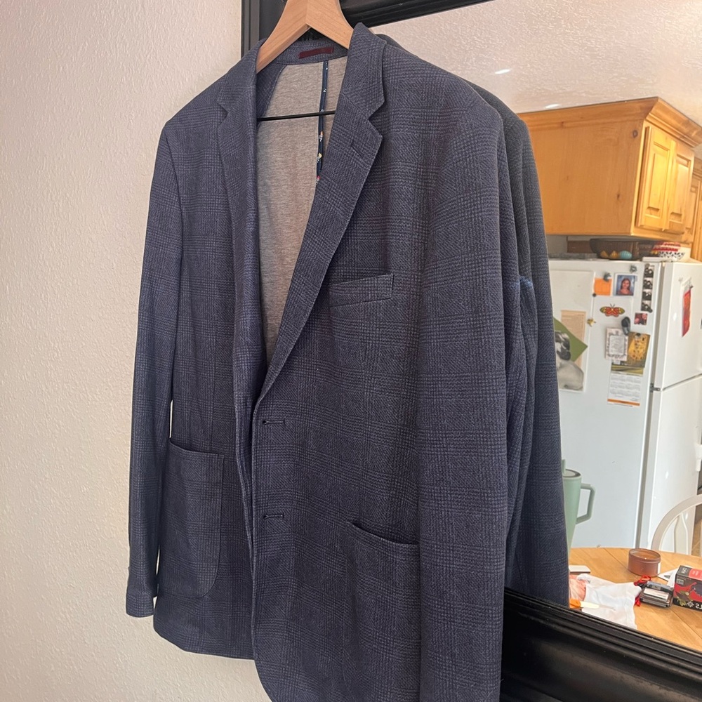 Johnston & Murphy Blue Sport Coat Modern Fit